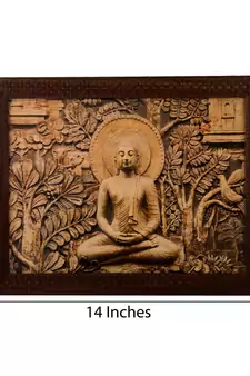Spritual Buddha Satin Matt Texture UV Art Painting