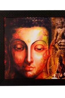 Peaceful Buddha Satin Matt Texture UV Art Painting