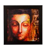 Peaceful Buddha Satin Matt Texture UV Art Painting