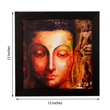 Peaceful Buddha Satin Matt Texture UV Art Painting 2