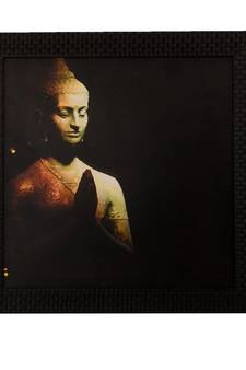 Spritual Buddha Satin Matt Texture UV Art Painting