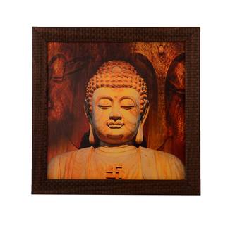 Spritual Buddha Satin Matt Texture UV Art Painting 1