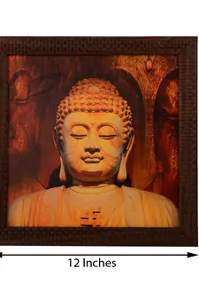 Spritual Buddha Satin Matt Texture UV Art Painting