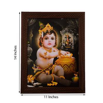 Ladoo Gopal Satin Matt Texture UV Art Painting 2