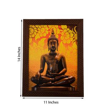 Spritual Buddha Satin Matt Texture UV Art Painting 2
