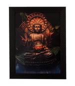 Spritual Buddha Satin Matt Texture UV Art Painting