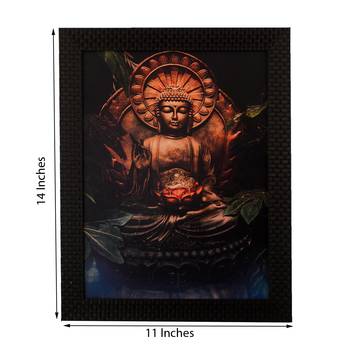 Spritual Buddha Satin Matt Texture UV Art Painting 2