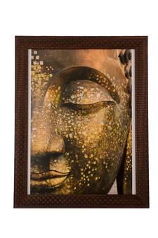 Spritual Buddha Satin Matt Texture UV Art Painting