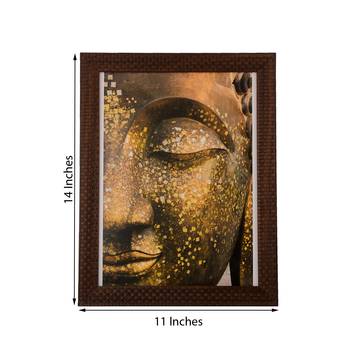 Spritual Buddha Satin Matt Texture UV Art Painting 2