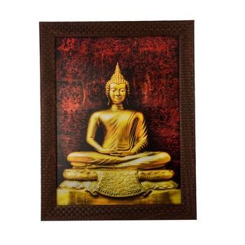 Spritual Buddha Satin Matt Texture UV Art Painting 1