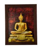 Spritual Buddha Satin Matt Texture UV Art Painting