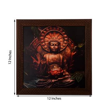 Spritual Buddha Satin Matt Texture UV Art Painting 2