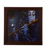 Radha Krishna Love Moments Satin Matt Texture UV Art Painting