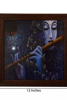 Radha Krishna Love Moments Satin Matt Texture UV Art Painting