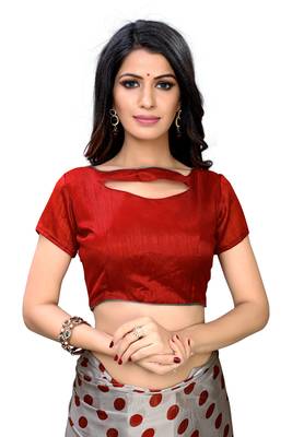 Multicolor printed georgette saree with blouse 5