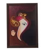 Blessing Lord Ganesha Satin Matt Texture UV Art Painting