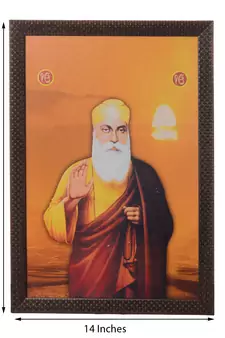 Gurunanak Satin Matt Texture UV Art Painting