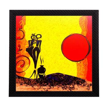 Absract Sun Scenic Satin Matt Texture UV Art Painting 1