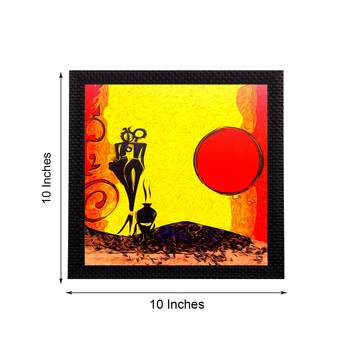 Absract Sun Scenic Satin Matt Texture UV Art Painting 2