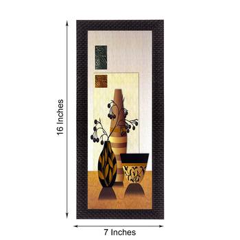 Abstract Vase Satin Matt Texture UV Art Painting 1