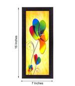 Abstract Colorful Flower Satin Matt Texture UV Art Painting