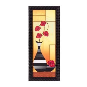 Abstact Striped Vase Satin Matt Texture UV Art Painting 1
