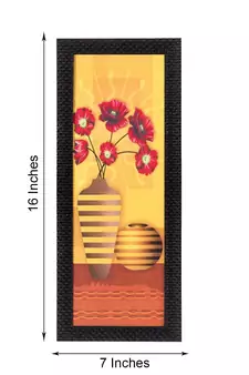 Abstract Vases Satin Matt Texture UV Art Painting