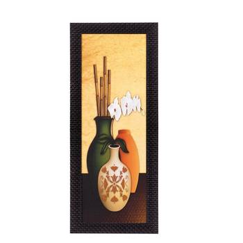 Abstract Designer vases Satin Matt Texture UV Art Painting 1