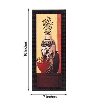Abstract Printed Vases Satin Matt Texture UV Art Painting 2