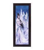 Angel Woman Satin Matt Texture UV Art Painting