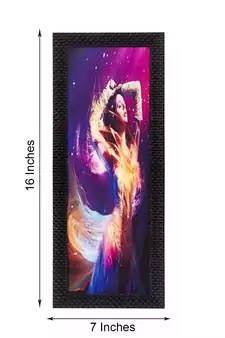 Dream Woman Satin Matt Texture UV Art Painting
