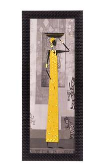 Abstract Figurine Satin Matt Texture UV Art Painting
