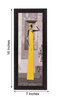 Abstract Figurine Satin Matt Texture UV Art Painting