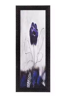 Abstract Flower Satin Matt Texture UV Art Painting