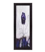 Abstract Flower Satin Matt Texture UV Art Painting