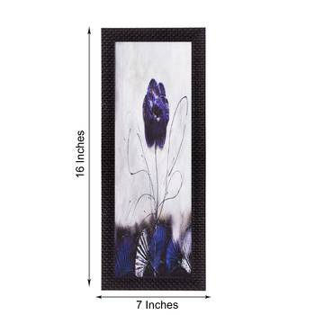 Abstract Flower Satin Matt Texture UV Art Painting 2