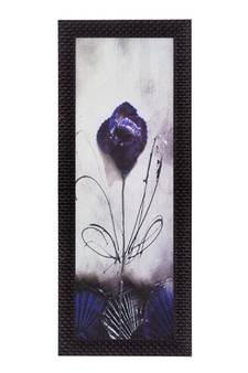 Abstract Flower Satin Matt Texture UV Art Painting