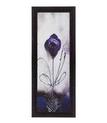 Abstract Flower Satin Matt Texture UV Art Painting