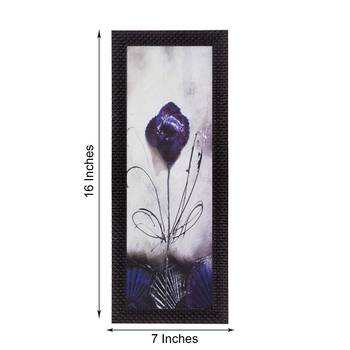 Abstract Flower Satin Matt Texture UV Art Painting 2
