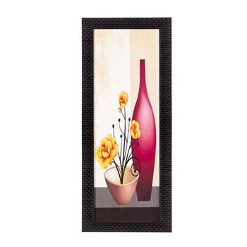 Abstract Red Vase Satin Matt Texture UV Art Painting 1