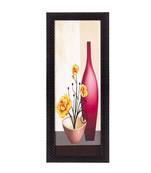 Abstract Red Vase Satin Matt Texture UV Art Painting