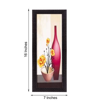 Abstract Red Vase Satin Matt Texture UV Art Painting 2