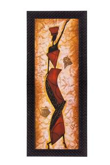 Abstract Figurine Satin Matt Texture UV Art Painting