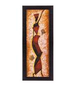 Abstract Figurine Satin Matt Texture UV Art Painting