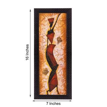 Abstract Figurine Satin Matt Texture UV Art Painting 2