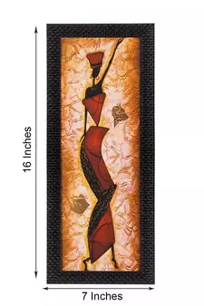 Abstract Figurine Satin Matt Texture UV Art Painting