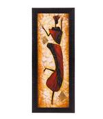 Abstract Tribal Woman Satin Matt Texture UV Art Painting