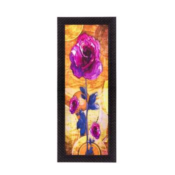 Abstract Colorful Flower Satin Matt Texture UV Art Painting 1