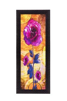 Abstract Colorful Flower Satin Matt Texture UV Art Painting
