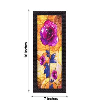 Abstract Colorful Flower Satin Matt Texture UV Art Painting 2